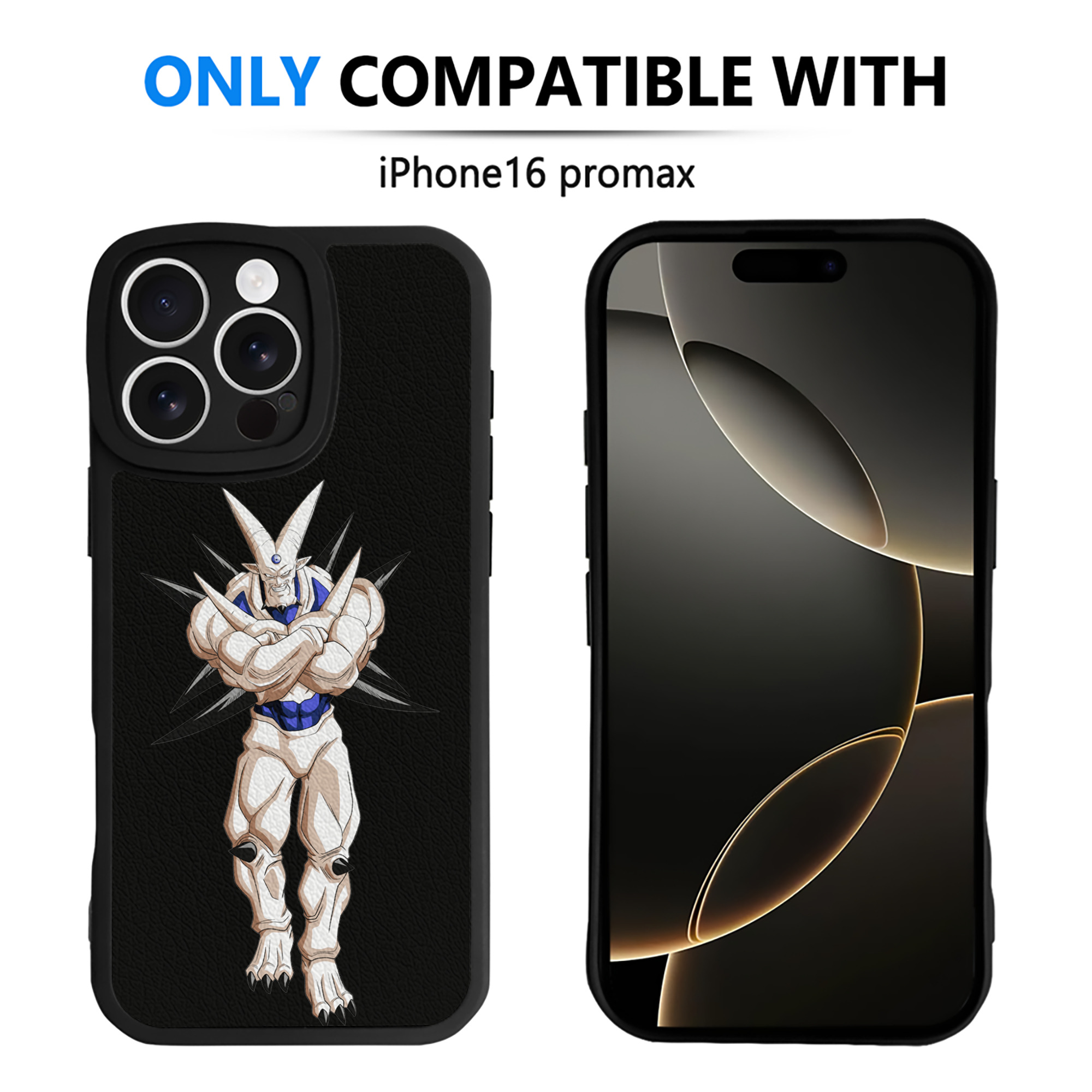 （画像用） ドラゴンボール DRAGON BALL 【iPhone 16シリーズ対応】シリコンスマホケース（レザー調） 材質：シリコン
